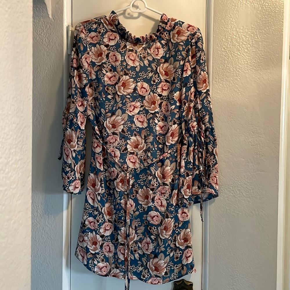 Romantic floral dress. Never been worn.